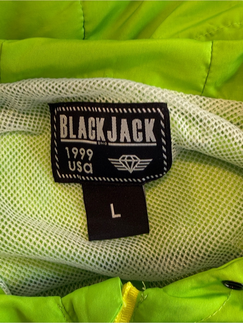 Green Hooded Colorblock Utility Windbreaker Jacket - Picture 2 of 6